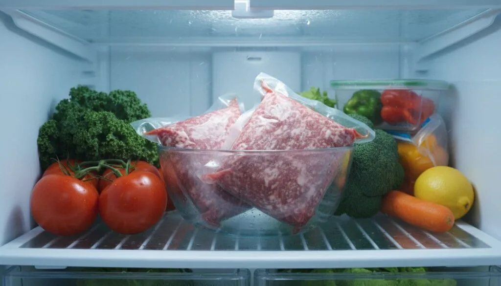 Ground Beef in the Fridge