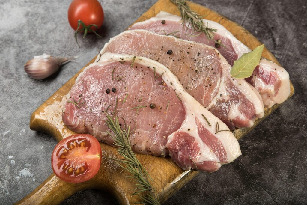how to know when boneless pork chops are done