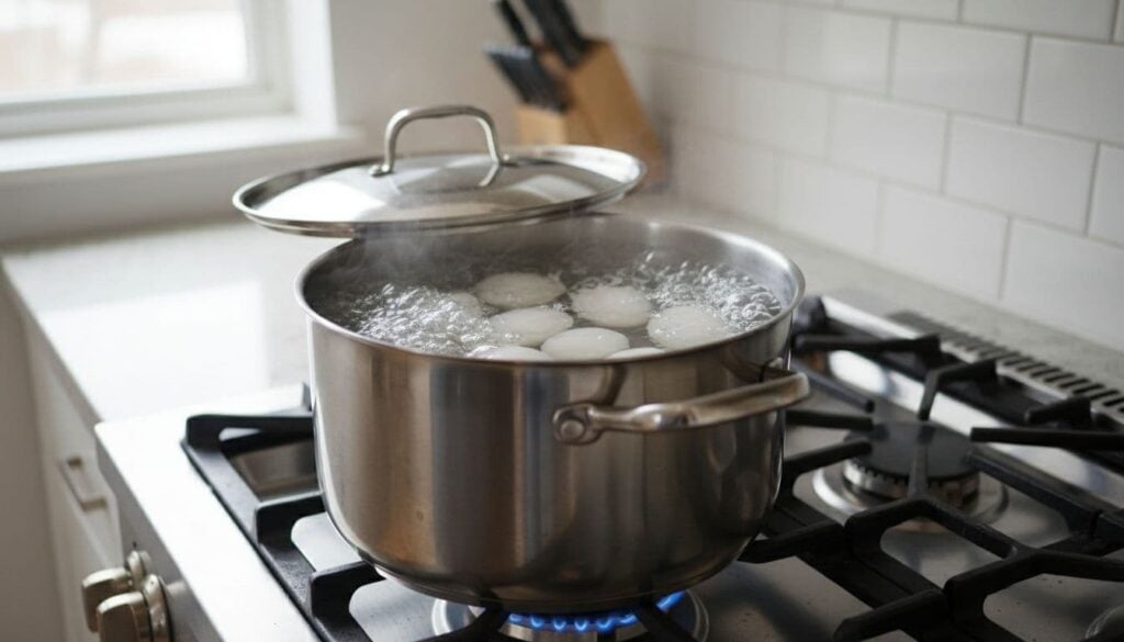 how to easily peel hard boiled eggs