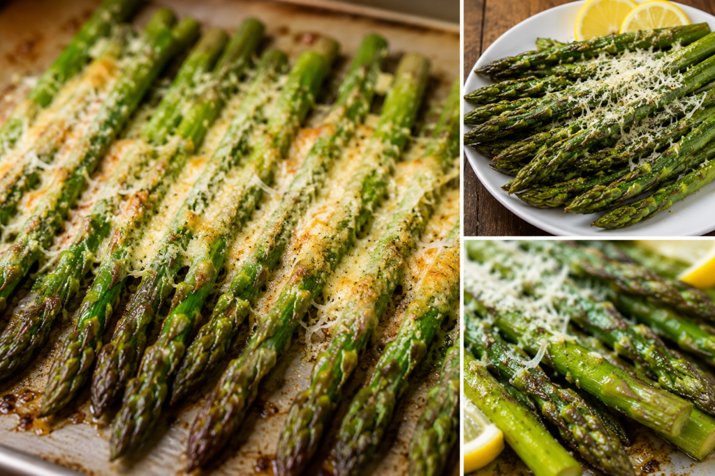 Roasted Asparagus with Parmesan Cheese