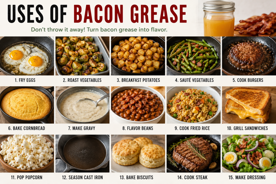 uses of bacon grease