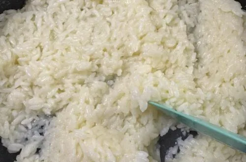 why is my rice gummy and sticky