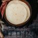 Flour tortillas used to make white bean quesadillas without cheese