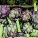 Whole fresh artichokes as an ingredient illustration for air fryer frozen artichoke hearts without breading