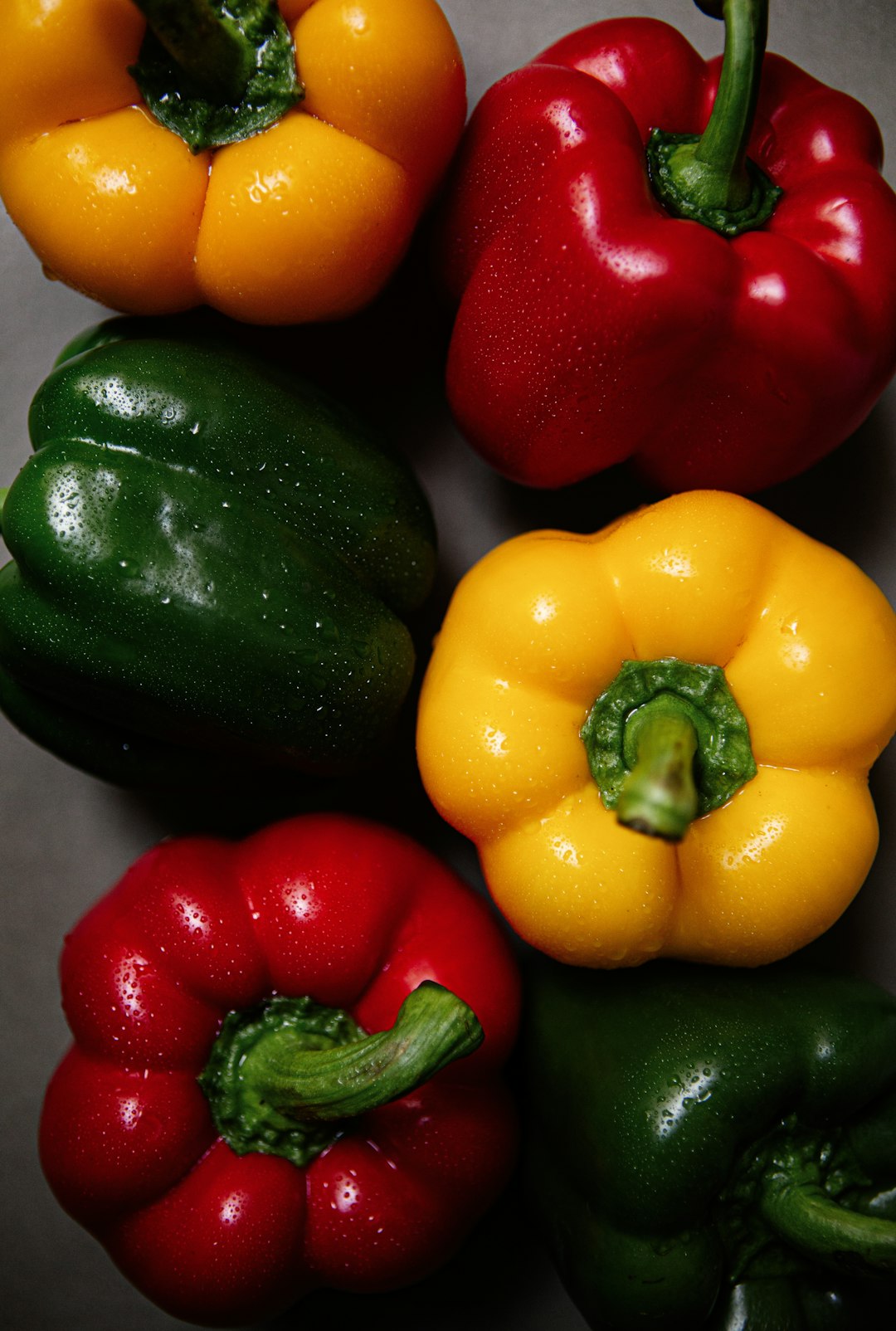 Bell peppers as an ingredient illustration for tomato chickpea skillet without cream