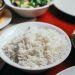 White rice on a plate, an ingredient reference for canned lentil rice skillet